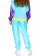 Blue Ladies 80s Height Of Fashion Shell Suit Costume