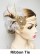 Ladies 1920s Bridal Headband White Feather lx0262