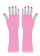 Baby Pink Coobey Ladies 80s Tutu Skirt Fishnet Gloves Leg Warmers Necklace Dancing Costume Accessory Set