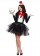 Ladies DR SEUSS CAT IN THE HAT COSTUME DRESS overall  pp1004