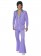 60s, 70s Costumes Australia - 1970s 70s Suit Lavender Groovy Dancer Mens Fancy Dress Party Retro Costume Disco Saturday Night Fever Suit