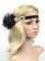 1920s Headband Feather Vintage Bridal Great Gatsby Flapper Headpiece gangster ladies