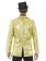 Mens Tuxedo Suit Gentleman Sequin Jacket Gold Charleston 40s Dance Coats Blazers Costume