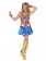 Fever Hero Hottie Wonderwoman Woman Dress Super Bodice Fancy Dress Super Costume