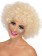 Adults Blonde Funky Afro Wig Curly 1970s Disco Halloween Costume Party Hair Disc
