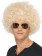 Adults Blonde Funky Afro Wig Curly 1970s Disco Halloween Costume Party Hair Disc