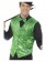 Adult Green Sequin Waistcoat Costume cs43131