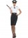 British Police Traditional Officer Lady Uniform Cops & Robbers Woman Dress Costume Hat Outfit 