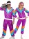 Couple 80s Shell Suit Purple Tracksuit Costume lh237lh342purple