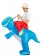 Adult Red Dinosaur t-rex Blow Up inflatable costume up tt2022-1