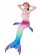 Kids Mermaid Costume Tail Swimsuit Set