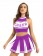 purple Cheerleader School Girl Uniform Costume back lh350purple