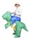 Dinosaur t-rex carry me inflatable costume 2017-1d