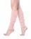 Baby Pink Licensed Womens Pair of Party Legwarmers Knitted Dance 80s Costume Leg Warmers