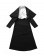 Kid Girl Nun Costume Halloween Party Fancy Dress Sister Act Holy
