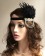 Ladies Black 20s Vintage Flapper Headband