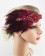 Ladies 1920s Red Feather Headband