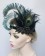 Ladies 1920s Bridal Headband Black Feather