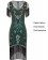 Green 1920s Flapper Fancy Dress Costume