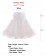 White 50s Vintage Petticoat