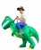 Adult Dinosaur carry me inflatable costume