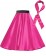Hot Pink Satin 1950's  50s skirt