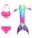 Kids Mermaid Swimsuit Costume with Monofin tt2028-4