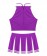 Purple Cheerleader Girl Uniform Costume