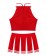 Red Cheerleader Girl Uniform Costume