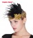 1920s Headband Gold Feather Vintage Bridal Great Gatsby Flapper Headpiece gangster ladies
