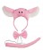 Pink Piglet Animal Costume Headband Bow Tie Tails Set Zoo Party Performance Kids Accessories
