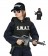 SWAT Vest Hat Police Child Costume