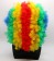 Scary Evil Full Mask Latex Foam Clown with Hair Adult