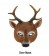 Animal Deer Masquerade Mask th019-4