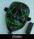 EL Wire Scary Light Up Mask green  tt1125