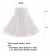 White 50s Vintage Petticoat size tt3113w
