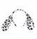 Dalmatians Dog Animal Costume Headband Bow Tie Tails Set Zoo Party Performance Kids Accessories