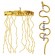 Gold Cleopatra Headband Armband Set