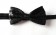 Black Glitter Sequin Clip-on Bowtie Dance Party Men Women Boys Girls Bow Tie Costume Accessory