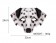 Unisex Animal Dalmatians Dog Mask