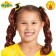 Girls Yellow Emma Wiggle Pigtails With Bows cl6501