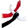 New Red Satin Lycra Gloves 