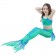 Kids Mermaid Tail With Monofin Bikini Swimsuit Costume tt2024