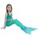 Kids Mermaid Tail With Monofin Bikini Swimsuit Costume tt2024-1