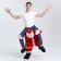 Xmas Santa Carry Me Ride On Piggyback Fancy Dress Adult Party Costume Mens Outfit
