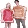 Adult 2pcs Couples Sandwich Costume 