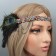 1920s Headband Feather Vintage Bridal Great Gatsby Flapper Headpiece