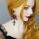 Dracula Gothic Punk Earrings Accessory lx0215