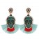 Day Of The Dead Floral Sugar Skull Earrings