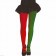 Elf Tights Pantyhose Red Green Christmas Xmas Helper Fancy Dress Costume Stocking